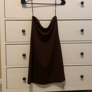Reformation strapless dress